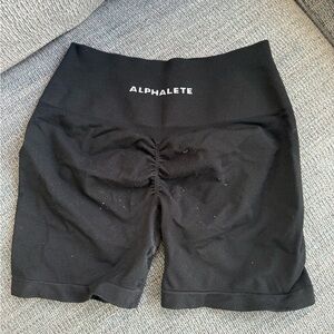 Alphalete Women's Black Bike Shorts